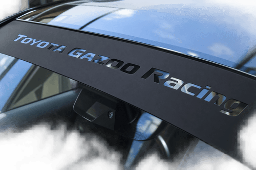 TOYOTA GAZOO RACING NEGATIVE WINDSHIELD DECAL - VINYLSPORTCLASSIC