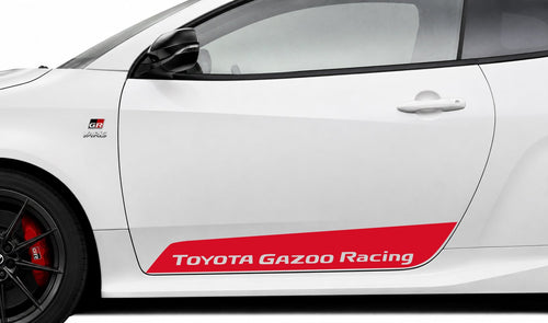 TOYOTA GAZOO RACING SIDE STRIPES FOR TOYOTA YARIS GR - VINYLSPORTCLASSIC