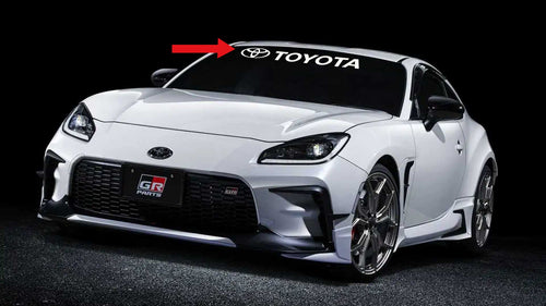 TOYOTA WINDSHIELD DECAL FOR ALL MODELS - VINYLSPORTCLASSIC