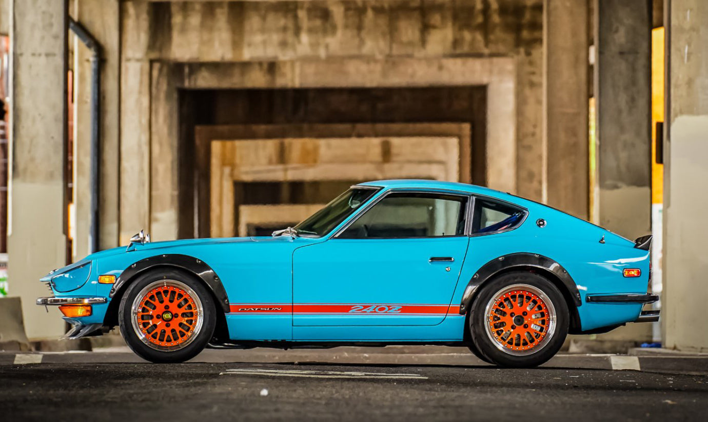 NISSAN DATSUN 240Z SIDE STRIPES DECAL NEGATIVE
