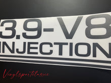 3.9 V8 INJECTION DECAL FOR RANGE ROVER CLASSIC