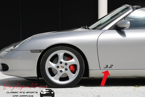 3.2 DECAL SET FOR PORSCHE - VINYLSPORTCLASSIC