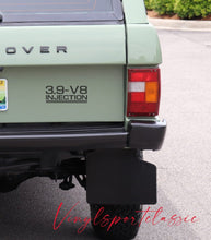 3.9 V8 INJECTION DECAL FOR RANGE ROVER CLASSIC - VINYLSPORTCLASSIC