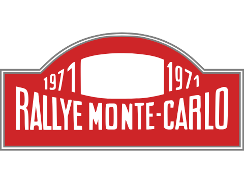 MONTE CARLO RALLYE 1971 Aufkleber