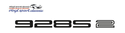 928 S2 REAR STICKER FOR PORSCHE - VINYLSPORTCLASSIC