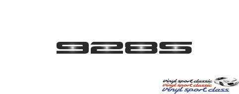 928S REAR BADGE FOR PORSCHE 928 - VINYLSPORTCLASSIC