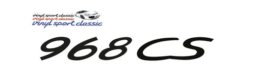 968 CS DECAL FOR PORSCHE - VINYLSPORTCLASSIC
