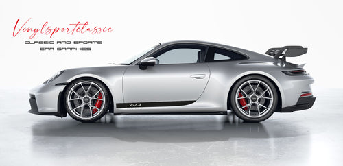 ENSEMBLE D'Autocollants À BANDES LATÉRALES PORSCHE 992 GT3