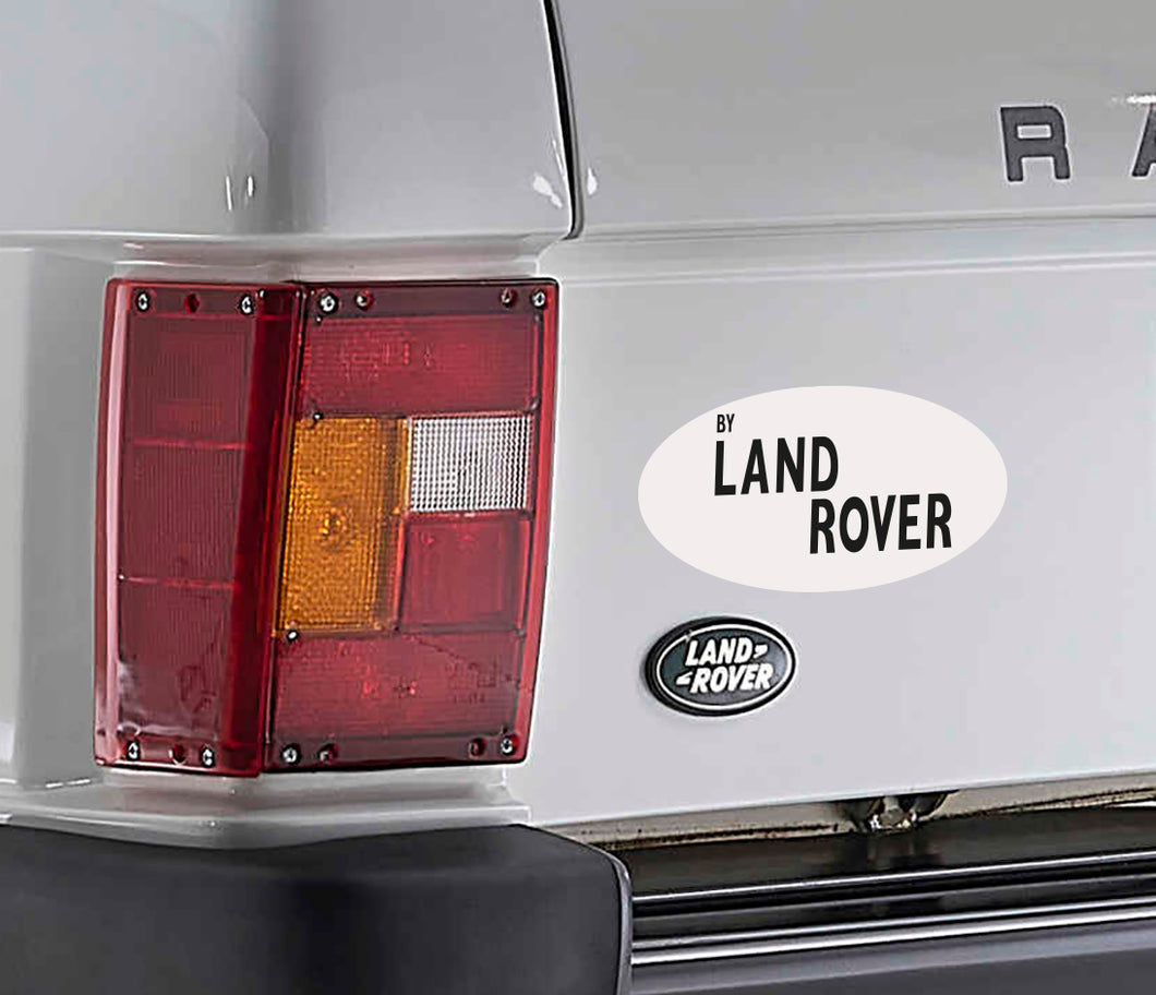 BY LAND ROVER CLASSIC DECAL FOR RANGE ROVER