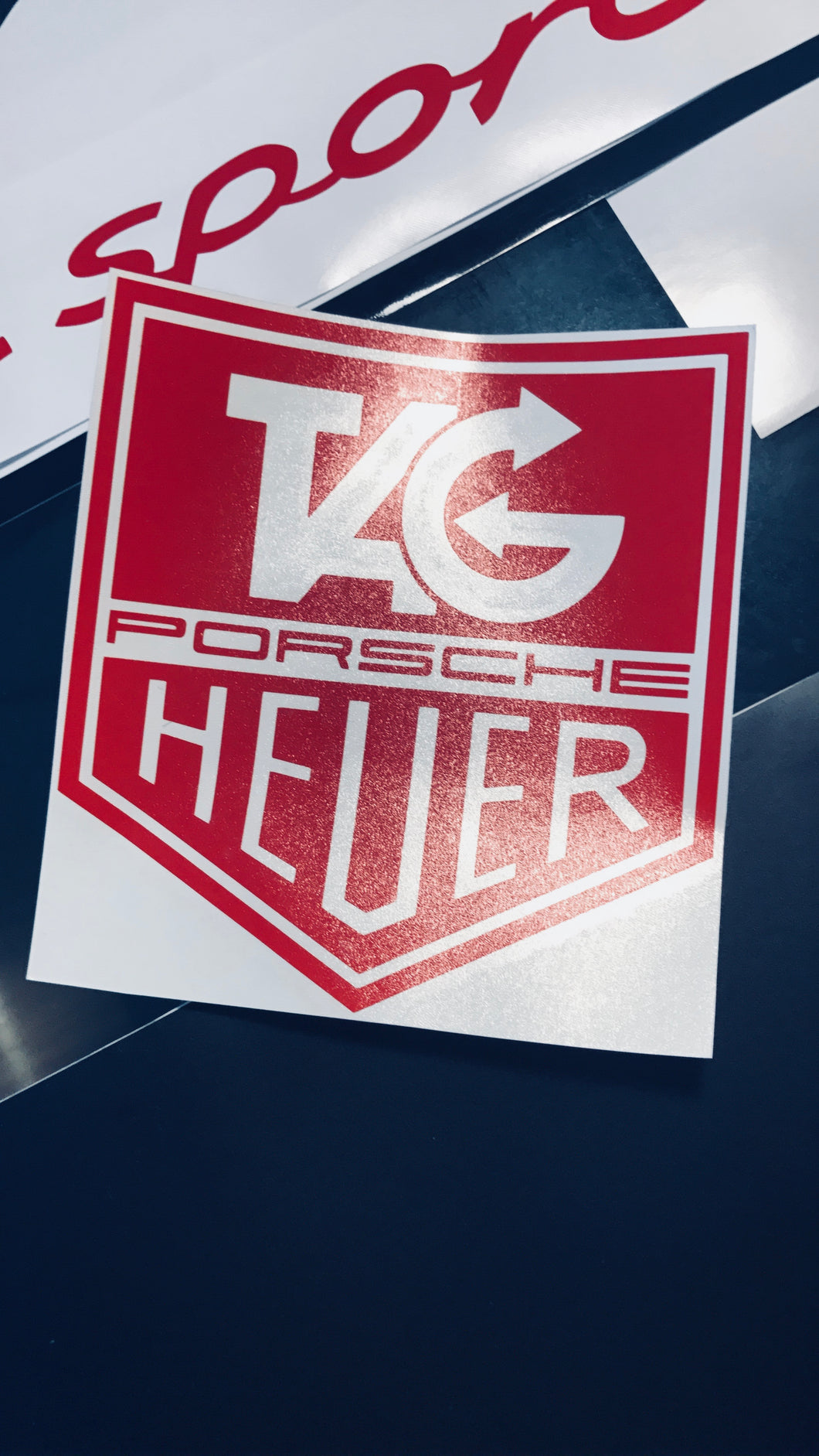 Tag Heuer Old School Autocollant Sticker Rétro Montre Motorsport Course - Foto 13