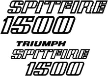 JEU D'AUTOCOLLANTS TRIUMPH SPITFIRE 1500