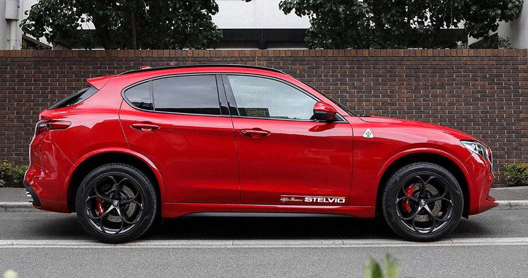 ALFA ROMEO STELVIO DOOR STICKERS - VINYLSPORTCLASSIC