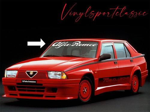 ALFA ROMEO WINDSCREEN DECAL - VINYLSPORTCLASSIC