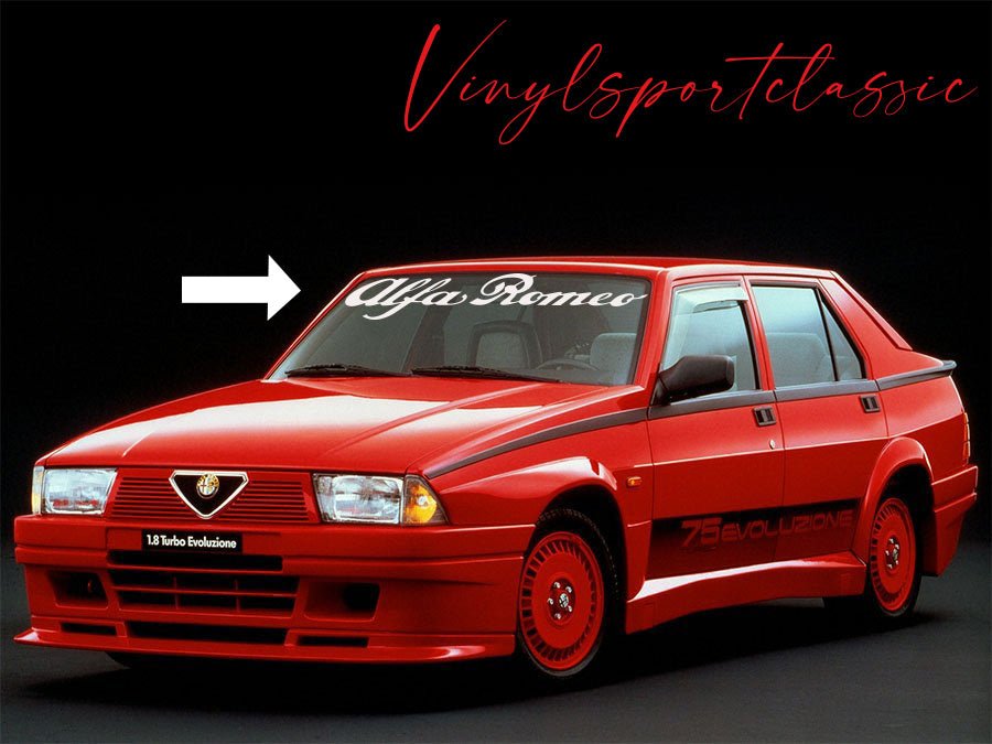 ALFA ROMEO WINDSCREEN DECAL - VINYLSPORTCLASSIC