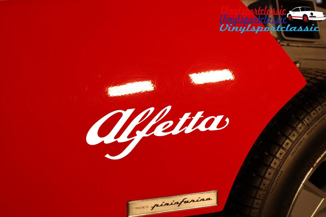 ALFETTA CLASSIC LOGO STICKER - VINYLSPORTCLASSIC
