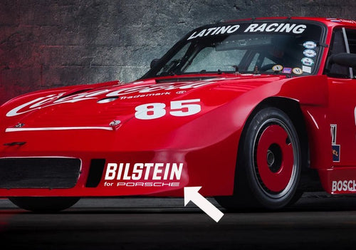 BILSTEIN FOR PORSCHE DECAL - VINYLSPORTCLASSIC