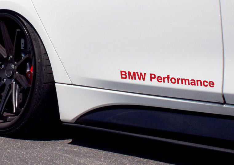 BMW PERFORMANCE STICKER FOR BMW