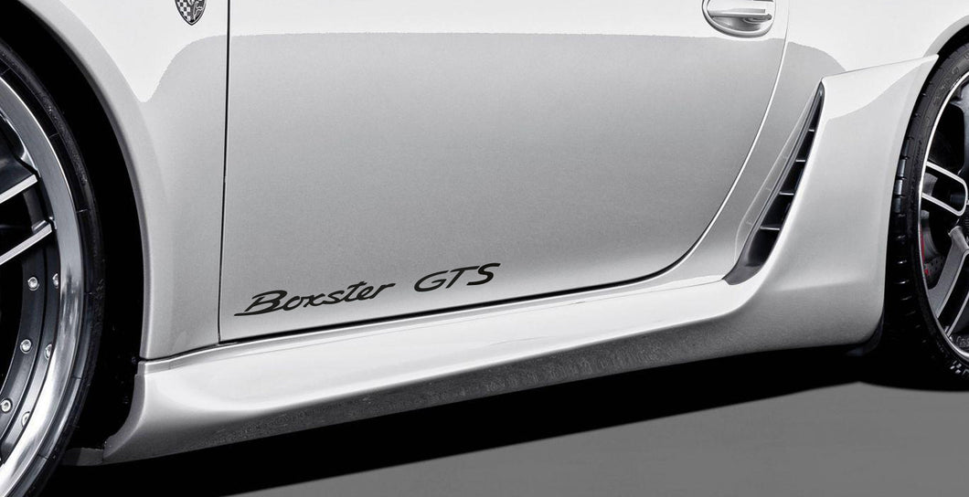 BOXSTER GTS DOOR DECAL SET - VINYLSPORTCLASSIC