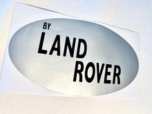 BY LAND ROVER CLASSIC DECAL FOR RANGE ROVER - VINYLSPORTCLASSIC