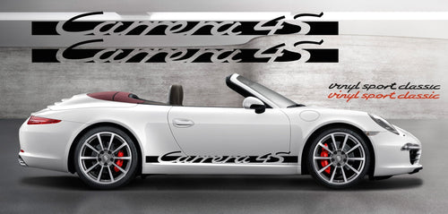 CARRERA 4S SIDE GRAPHICS FOR PORSCHE 911 - VINYLSPORTCLASSIC