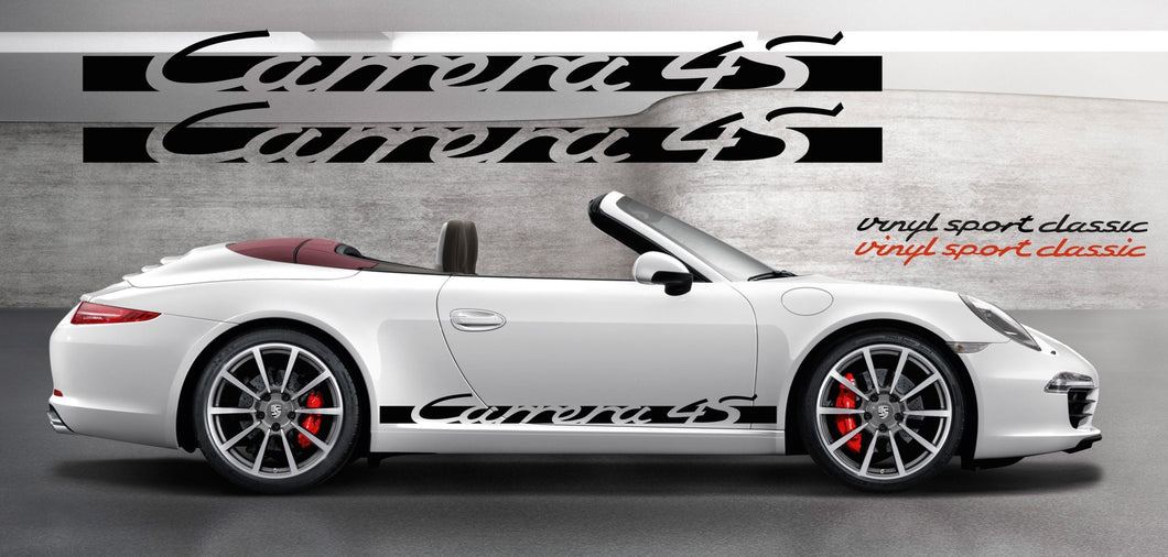 CARRERA 4S SIDE GRAPHICS FOR PORSCHE 911 - VINYLSPORTCLASSIC