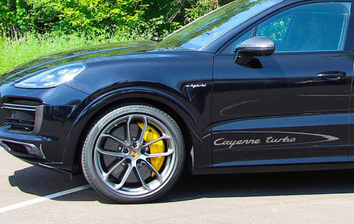 ENSEMBLE AUTOCOLLANTS DE PORTE TURBO PORSCHE CAYENNE