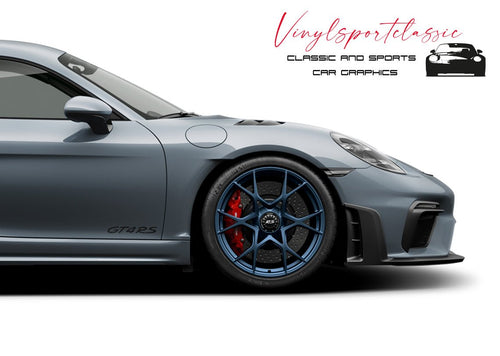 CAYMAN GT4 RS DOOR STICKERS - VINYLSPORTCLASSIC
