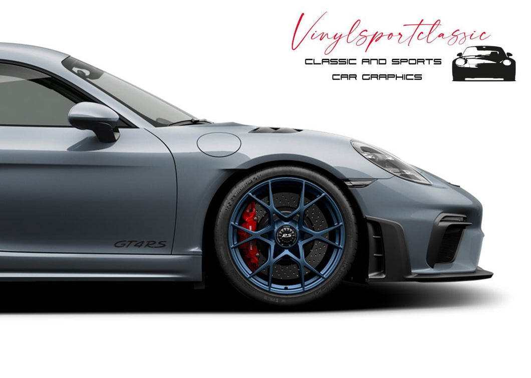 CAYMAN GT4 RS DOOR STICKERS - VINYLSPORTCLASSIC