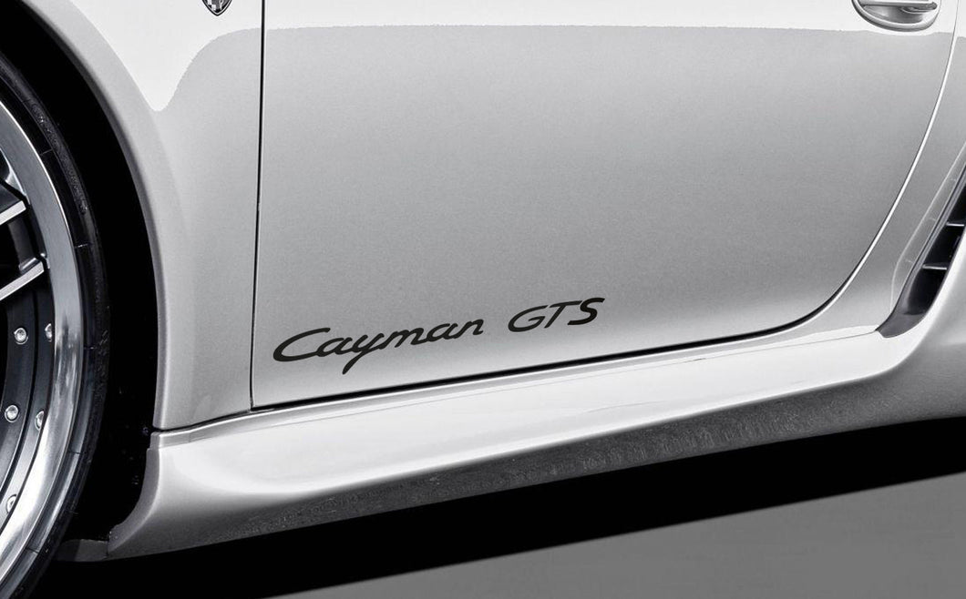 CAYMAN GTS DOOR DECAL SET - VINYLSPORTCLASSIC