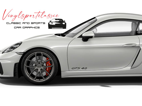 GTS 4.0 DECAL SET FOR PORSCHE CAYMAN AND BOXSTER GTS