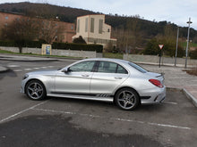 MERCEDES C CLASS AMG STYLE SIDE STRIPES