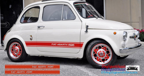 FIAT ABARTH 695 SIDE STRIPES DECAL - VINYLSPORTCLASSIC