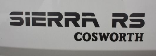 AUTOCOLLANT ARRIÈRE FORD SIERRA RS COSWORTH