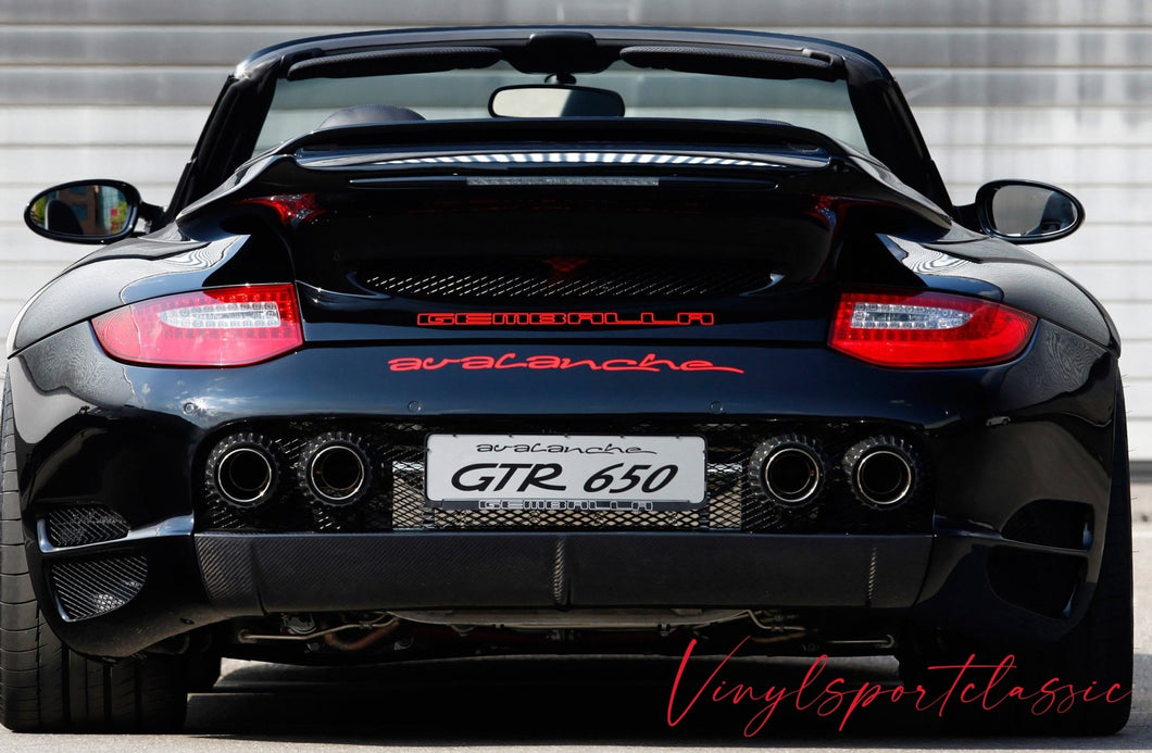 GEMBALLA AVALANCHE REAR BOOT LID DECAL SET - VINYLSPORTCLASSIC
