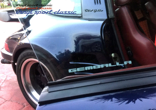 GEMBALLA SMALL WINDOW DECALS FOR PORSCHE - VINYLSPORTCLASSIC