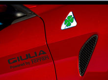 GIULIA POWERED BY FERRARI STICKER FOR ALFA ROMEO GIULIA - VINYLSPORTCLASSIC
