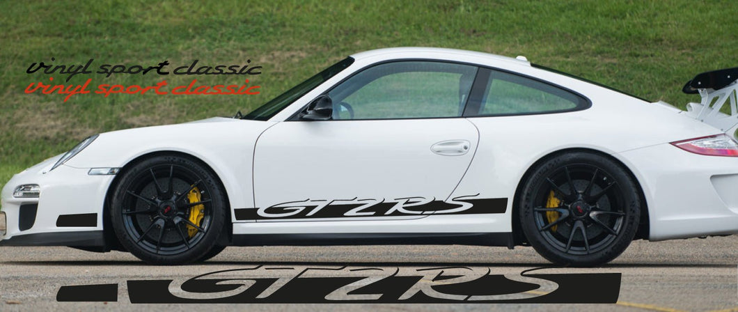 GT2 RS SIDE GRAPHICS FOR PORSCHE 996 997 991 - VINYLSPORTCLASSIC