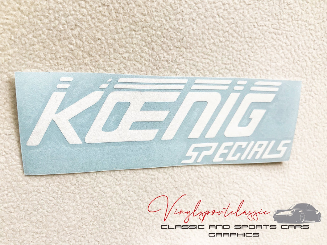 KOENIG SPECIALS DECAL STICKER - VINYLSPORTCLASSIC