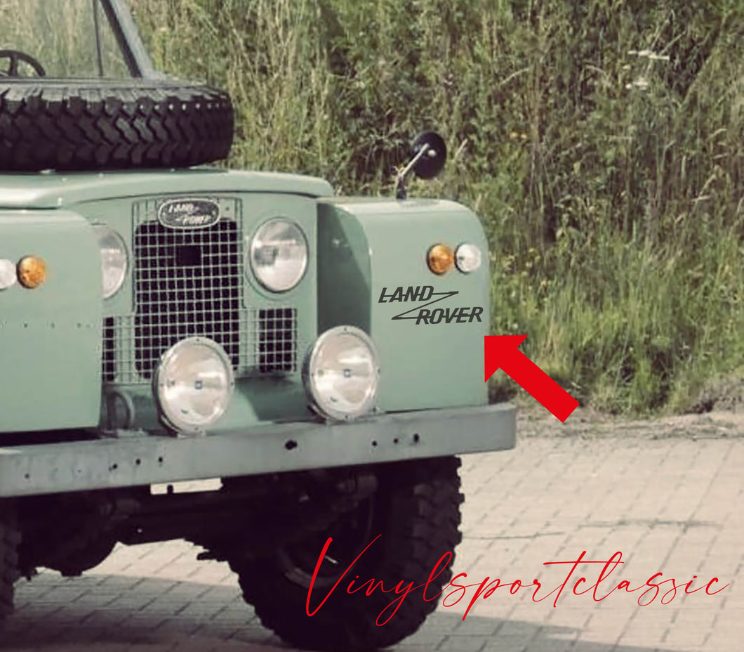 LAND ROVER CLASSIC DECAL – VINYLSPORTCLASSIC