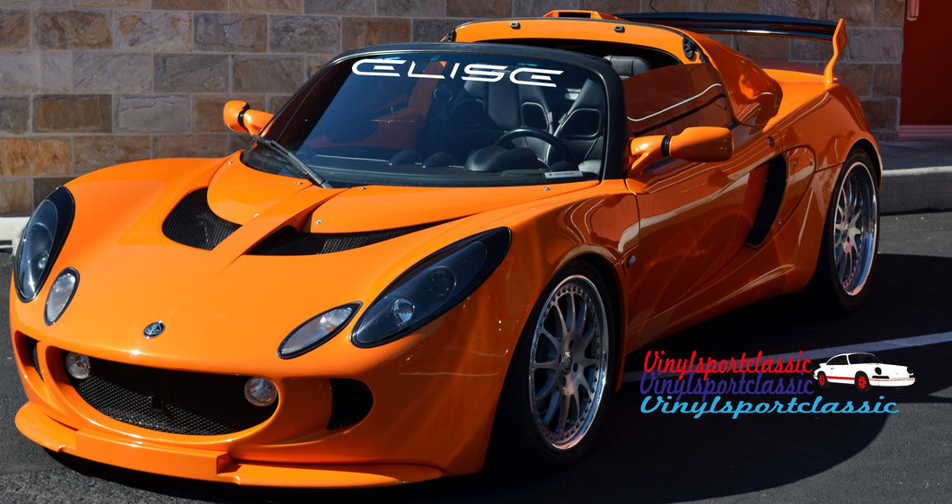 LOTUS ELISE WINDSHIELD DECAL - VINYLSPORTCLASSIC