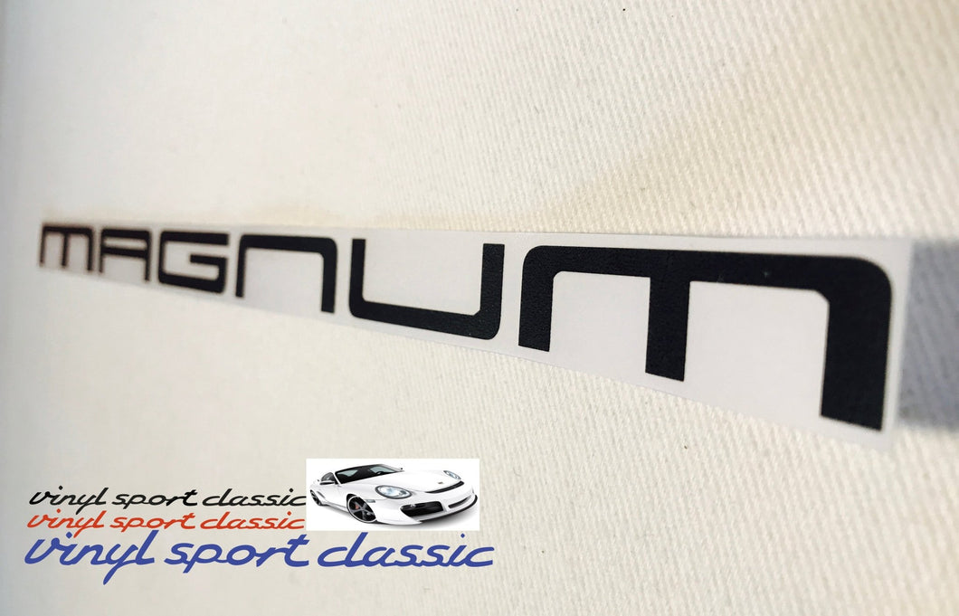 MAGNUM BADGE FOR PORSCHE CAYENNE - VINYLSPORTCLASSIC