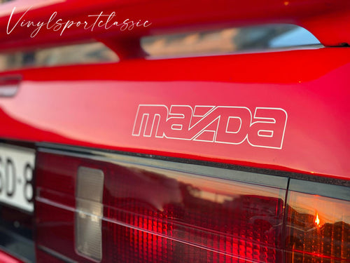 MAZDA REAR DECAL FOR THE MAZDA RX7