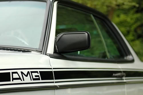 MERCEDES W123 COUPE AMG SIDE STRIPES