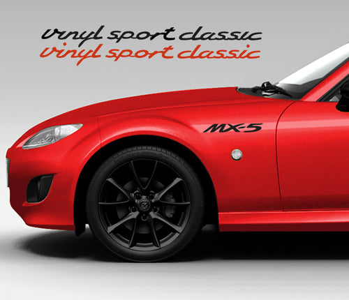 OGRAFF Auto Seitenschweller Aufkleber für Mazda MX5 NA NB NC ND,Auto  Seitenstreifen Rock Dekor Aufkleber Karosserie Tür Aufkleber Außen Zubehör,A-Black:  : Auto & Motorrad
