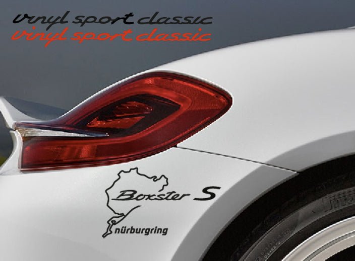 NURBURGRING BOXSTER S DECAL - VINYLSPORTCLASSIC