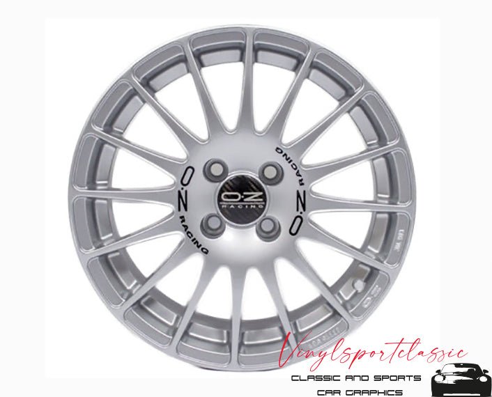 OZ RACING SUPER TURISMO WHEEL DECAL SET 16