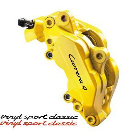 PORSCHE 911 CARRERA 4 CALIPER DECAL SET - VINYLSPORTCLASSIC