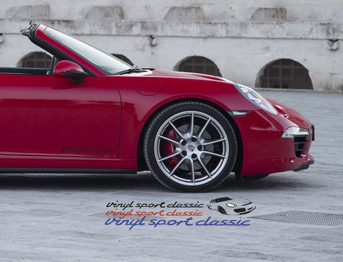 PORSCHE 911 TARGA DOOR DECAL SET - VINYLSPORTCLASSIC