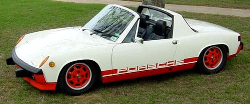 PORSCHE 914 LE NEGATIVE STRIPES DECAL SET - VINYLSPORTCLASSIC