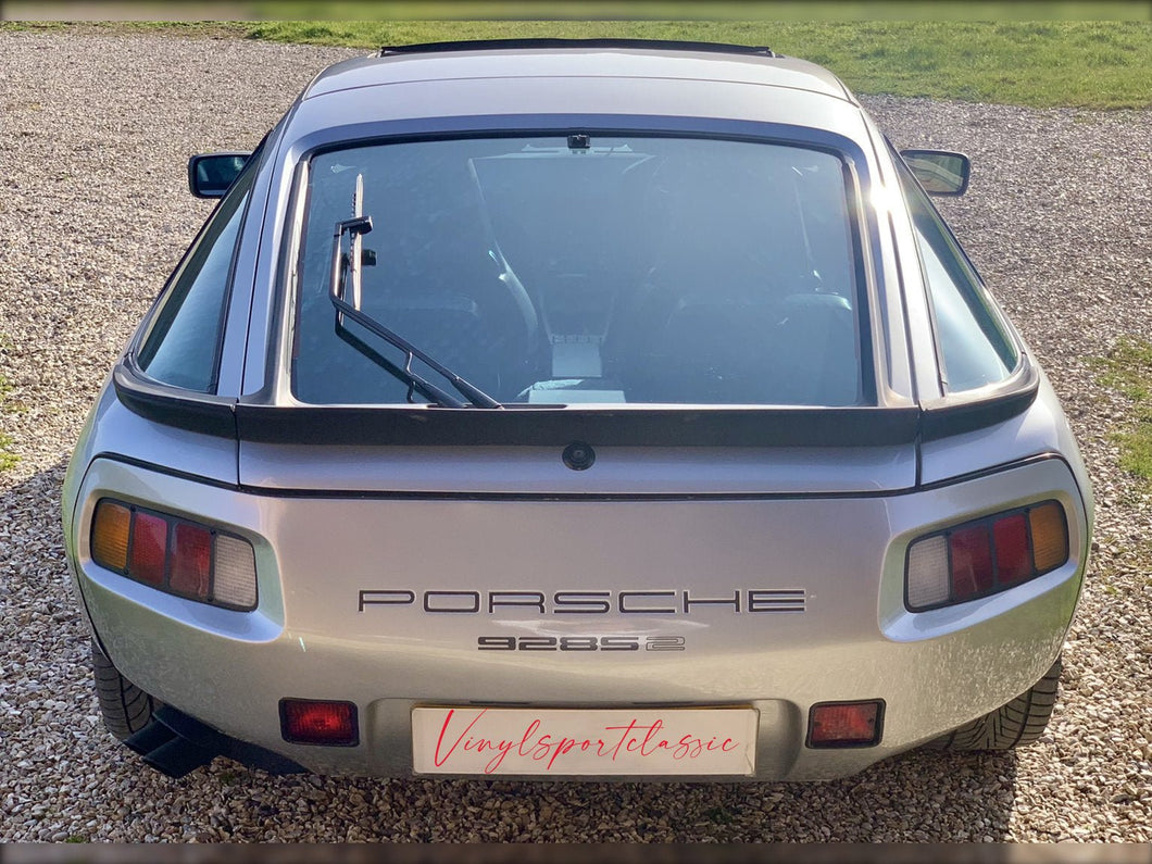 PORSCHE 928S2 REAR BUMPER DECAL SET - VINYLSPORTCLASSIC